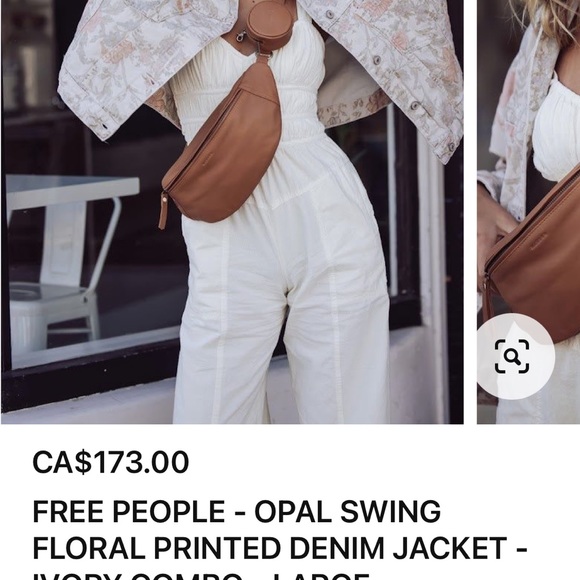 Free People Opal Swing jacket size M - Picture 5 of 8